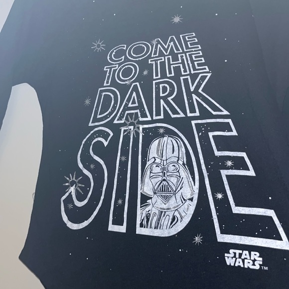 Come To The Dark Side Darth Vader Star Wars Baseball Style Shirt With Tattoos - Picture 6 of 7